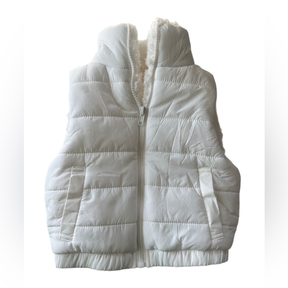 Happily Grey toddler girl puffer vest